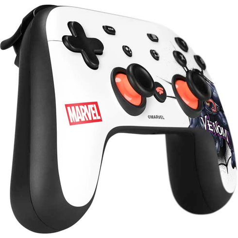Marvel Venom Reaching Forward Google Stadia Controller Skin